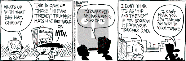 La Cucaracha on Tuesday October 21, 2003 Comic Strip