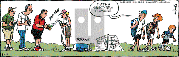 Cleats on Wednesday September 13, 2006 Comic Strip