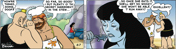 Alley Oop on Monday April 7, 2014 Comic Strip