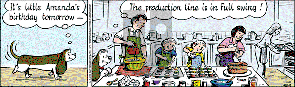 Fred Basset on Friday March 8, 2019 Comic Strip