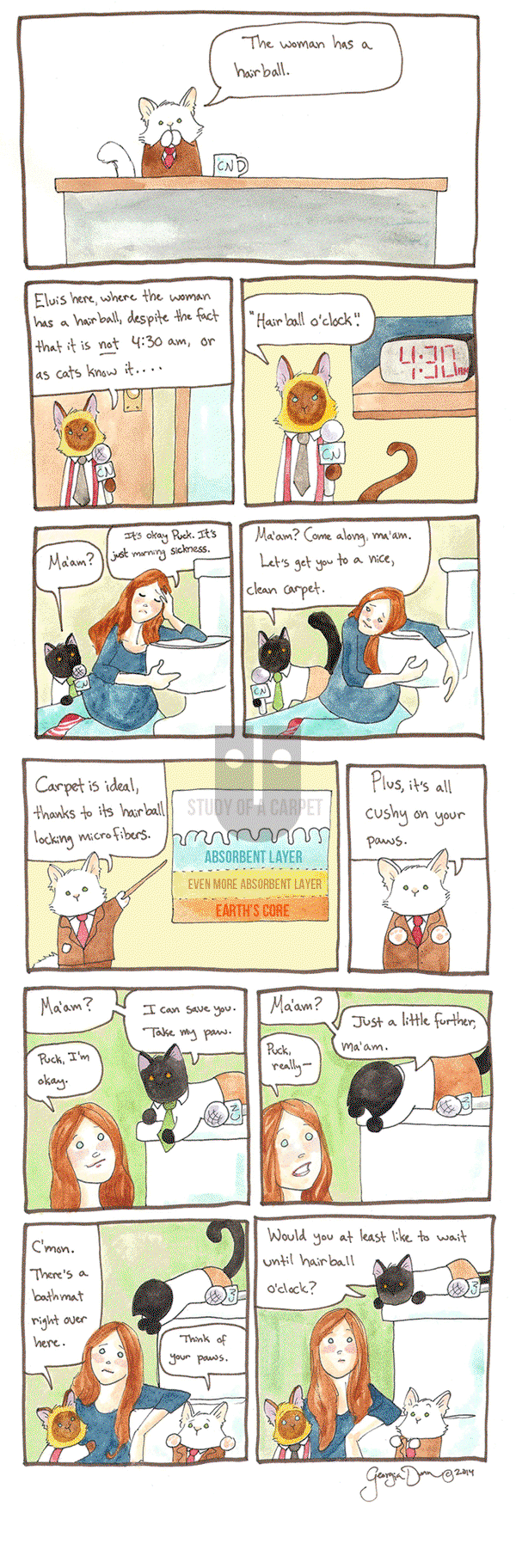 Breaking Cat News on Thursday October 6, 2016 Comic Strip