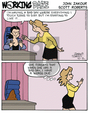 Working Daze on Thursday October 2, 2008 Comic Strip