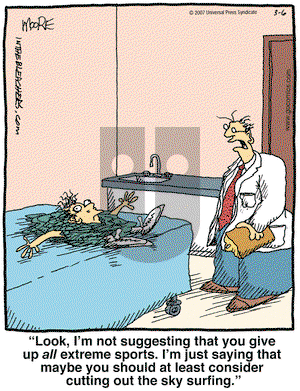 In the Bleachers on Tuesday March 6, 2007 Comic Strip