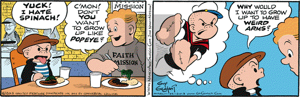Nancy on Friday March 22, 2013 Comic Strip