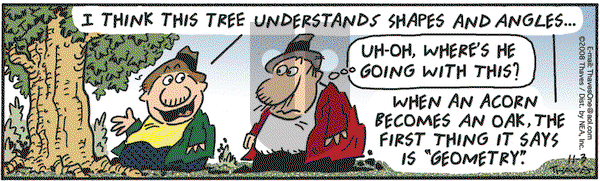 Frank and Ernest on Monday November 3, 2008 Comic Strip