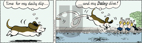 Fred Basset on Saturday September 15, 2012 Comic Strip