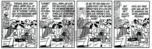 Doonesbury on Friday August 4, 1978 Comic Strip