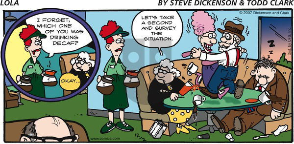 Lola on Sunday December 2, 2007 Comic Strip