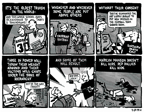 Ted Rall on Thursday April 29, 1999 Comic Strip