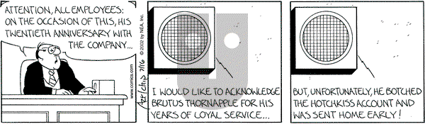 The Born Loser on Tuesday July 16, 2002 Comic Strip