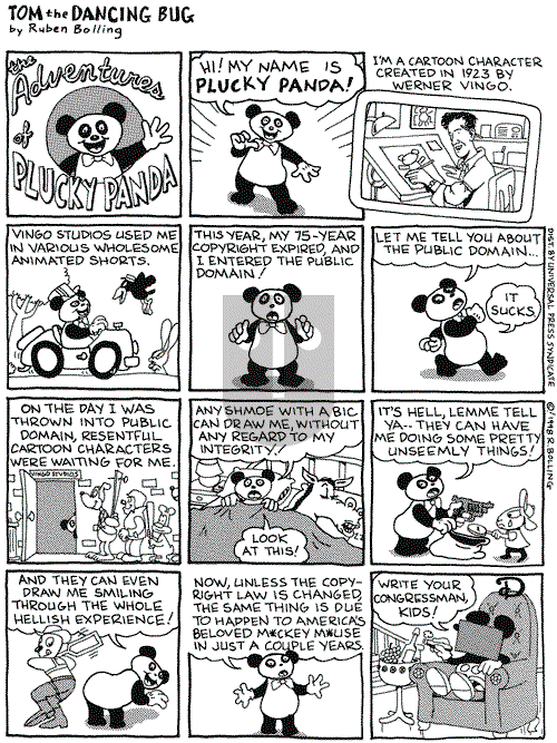 Tom the Dancing Bug on Sunday May 17, 1998 Comic Strip
