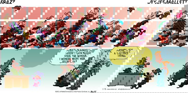 Frazz on Sunday January 13, 2002 Comic Strip