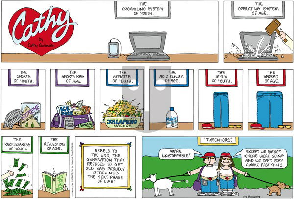 Cathy Classics on Sunday May 16, 2004 Comic Strip
