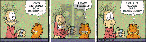 Garfield on Friday January 10, 2014 Comic Strip