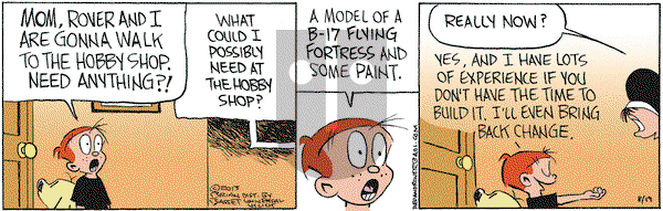 Red and Rover on Monday August 19, 2013 Comic Strip