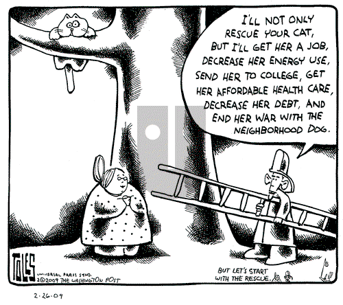 Tom Toles on Thursday February 26, 2009 Comic Strip