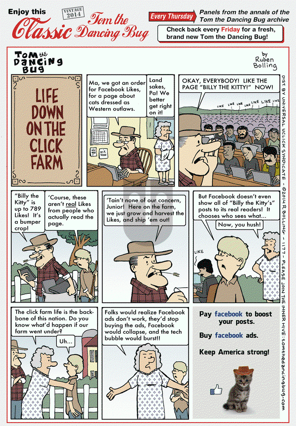 Tom the Dancing Bug on Thursday November 14, 2024 Comic Strip