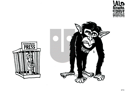 Lalo Alcaraz on Thursday March 10, 2005 Comic Strip