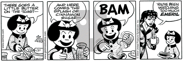 Nancy on Friday January 23, 2004 Comic Strip