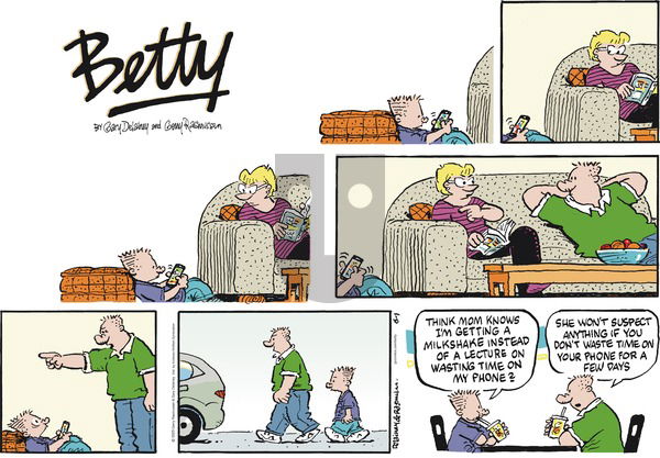 Betty on Sunday June 1, 2025 Comic Strip