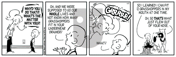 Cow and Boy Classics on Tuesday April 10, 2007 Comic Strip