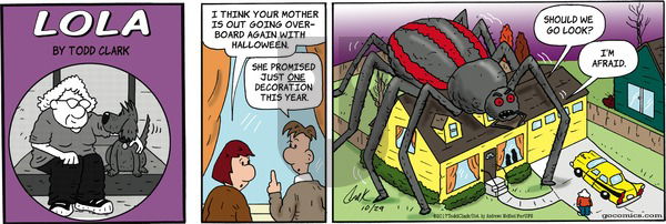 Lola on Sunday October 29, 2017 Comic Strip