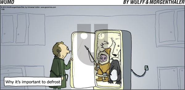 WuMo on Sunday July 26, 2015 Comic Strip