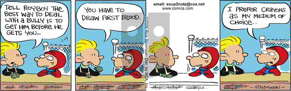 Soup to Nutz - Old on Wednesday January 14, 2009 Comic Strip