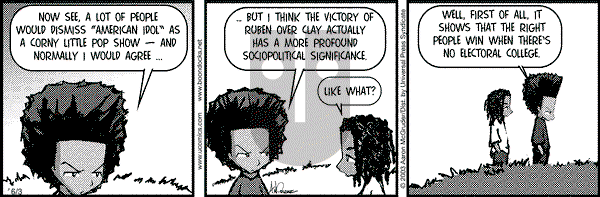 The Boondocks on Tuesday January 4, 2011 Comic Strip