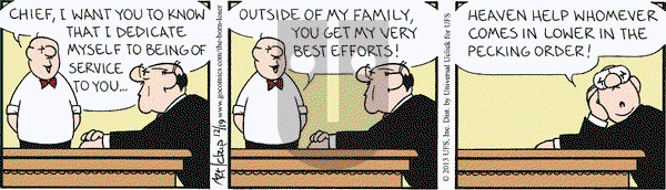 The Born Loser on Thursday December 19, 2013 Comic Strip