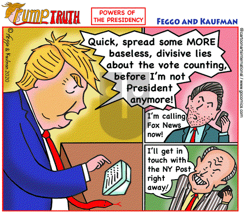 ViewsAmerica on Friday November 6, 2020 Comic Strip