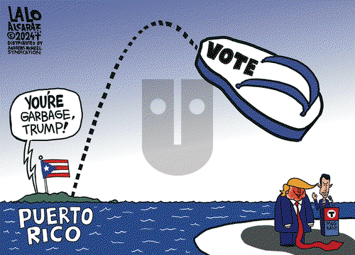 Lalo Alcaraz on Monday October 28, 2024 Comic Strip