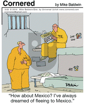 Cornered on Tuesday February 23, 2016 Comic Strip