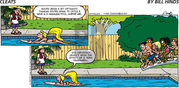 Cleats on Sunday August 14, 2005 Comic Strip