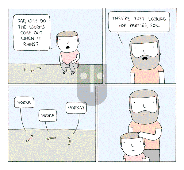 Poorly Drawn Lines - Monday April 14, 2014 Comic Strip