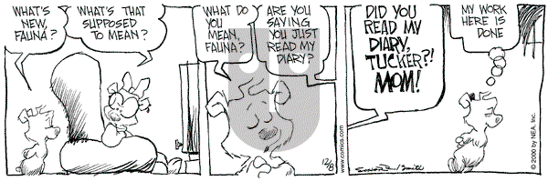 The Grizzwells on Friday December 8, 2000 Comic Strip