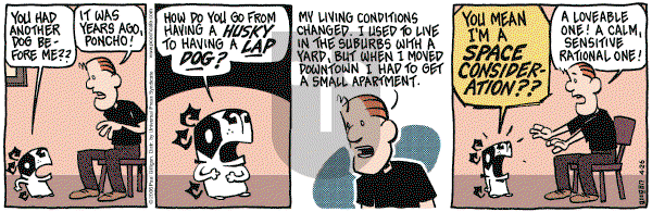 Pooch Cafe on Wednesday April 26, 2006 Comic Strip