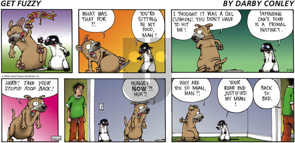 Get Fuzzy on Friday July 11, 2008 Comic Strip