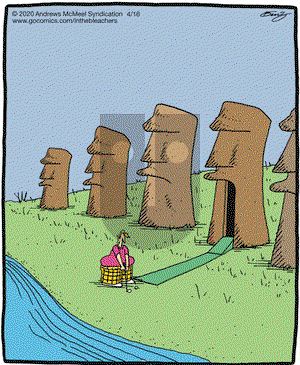 In the Bleachers on Thursday April 16, 2020 Comic Strip
