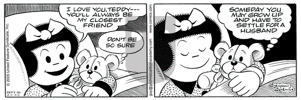 Nancy on Friday September 16, 2005 Comic Strip