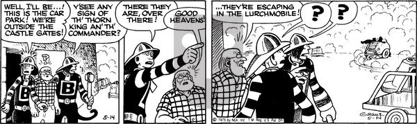Alley Oop on Wednesday May 14, 1975 Comic Strip