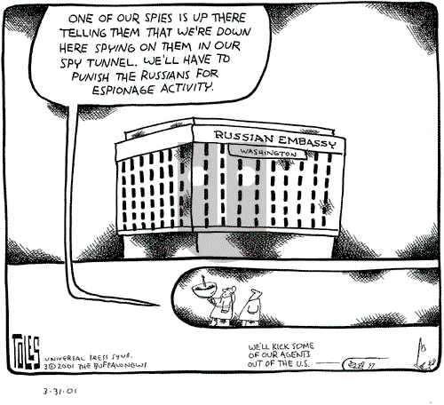 Tom Toles on Saturday March 31, 2001 Comic Strip