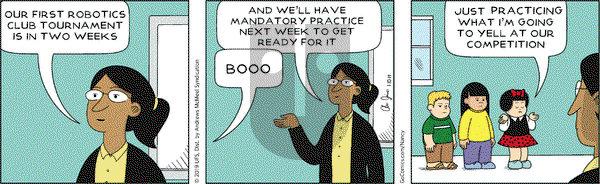 Nancy on Thursday January 10, 2019 Comic Strip