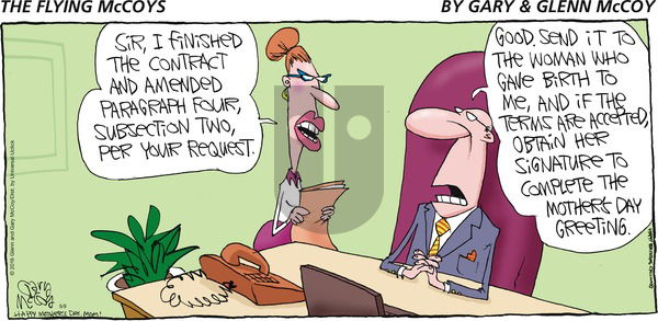 The Flying McCoys on Sunday May 8, 2016 Comic Strip