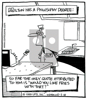 Reality Check on Thursday March 18, 1999 Comic Strip