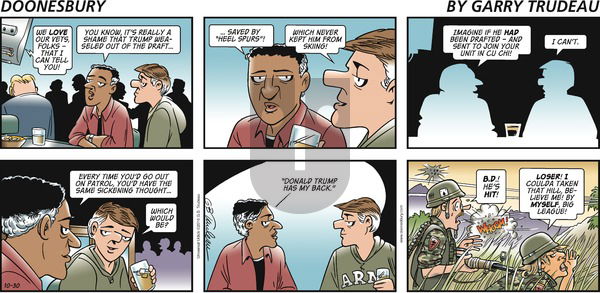 Doonesbury on Sunday October 30, 2016 Comic Strip
