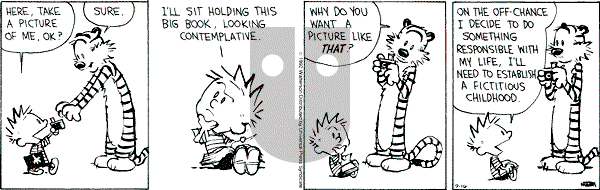 Calvin and Hobbes - Wednesday September 16, 1992 Comic Strip