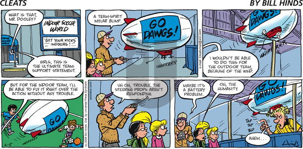 Cleats on Sunday February 5, 2006 Comic Strip
