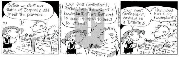 Soup to Nutz - Old on Monday February 25, 2002 Comic Strip