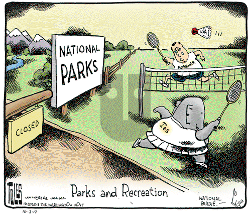 Tom Toles on Thursday October 3, 2013 Comic Strip